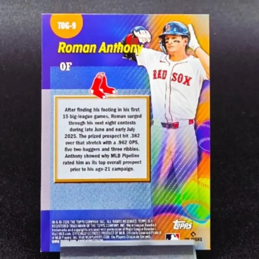 Roman Anthony Elite Titans Rookie Boston Red Sox Top Prospects RC - Picture 3 of 5